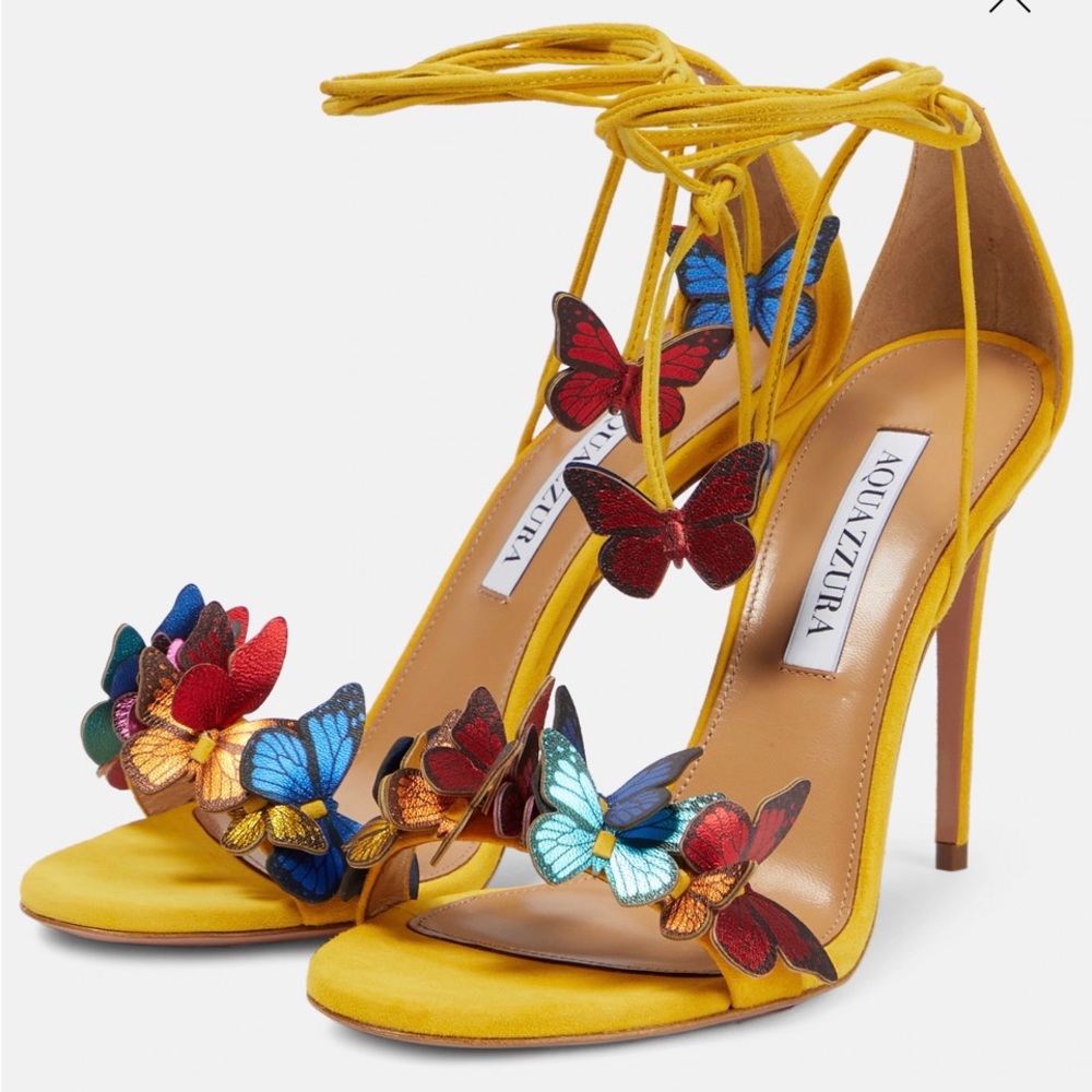 Aquazzura sandals worn one time.